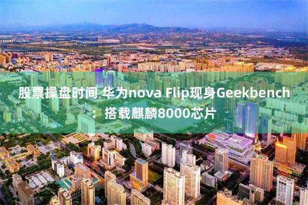 股票操盘时间 华为nova Flip现身Geekbench：搭载麒麟8000芯片