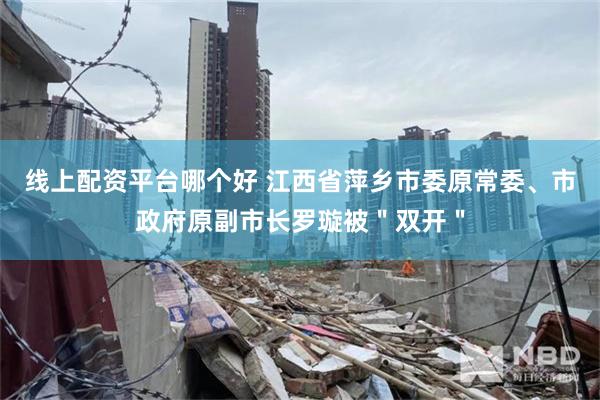 线上配资平台哪个好 江西省萍乡市委原常委、市政府原副市长罗璇被＂双开＂