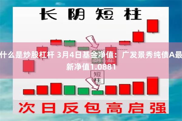 什么是炒股杠杆 3月4日基金净值：广发景秀纯债A最新净值1.0881